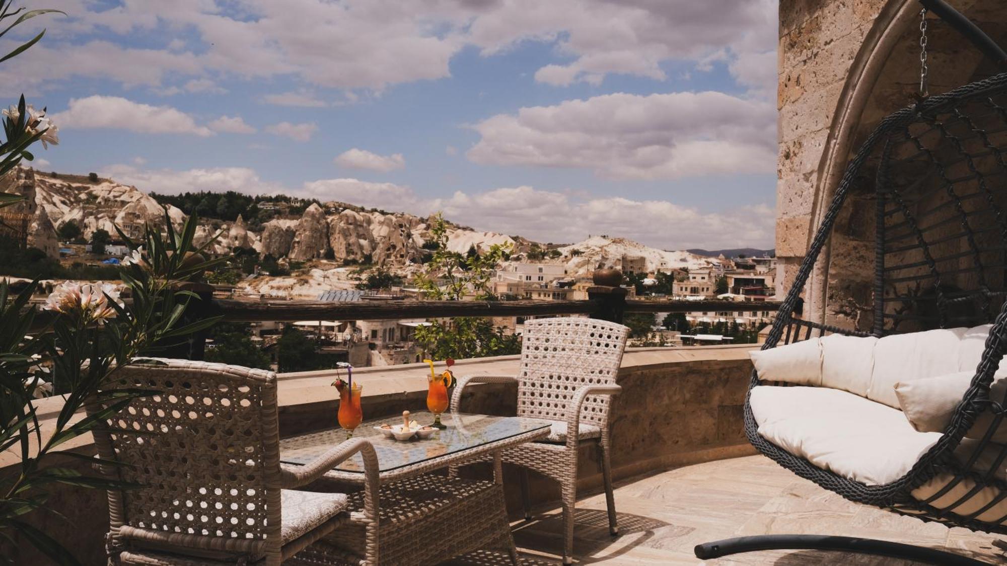 Sah Saray Cave Suites Halal Hotel Гьореме Екстер'єр фото